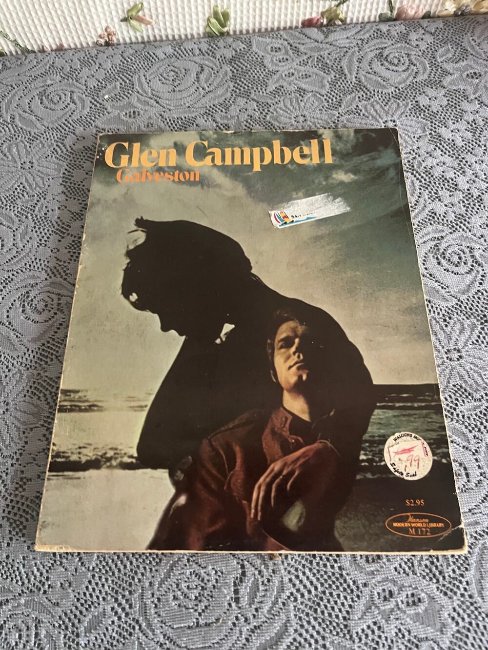 Glen Campbell Galveston Vintage 1969 Songbook Sheet Music Charles Hansen Piano